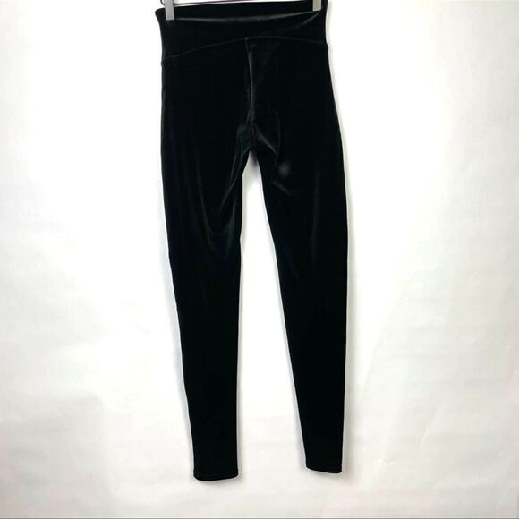 Spanx Black Velvet High Rise Skinny Leggings M - Picture 4 of 5